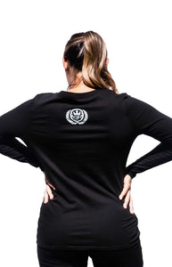 Women's Long Sleeve V Neck