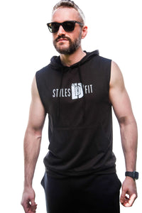 Men's Sleeveless Hooded Pullover